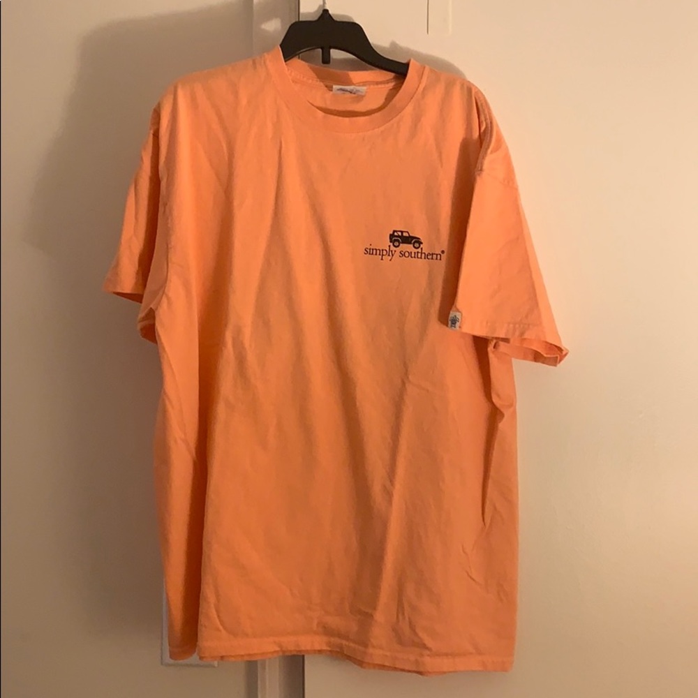 orange simply southern t-shirt